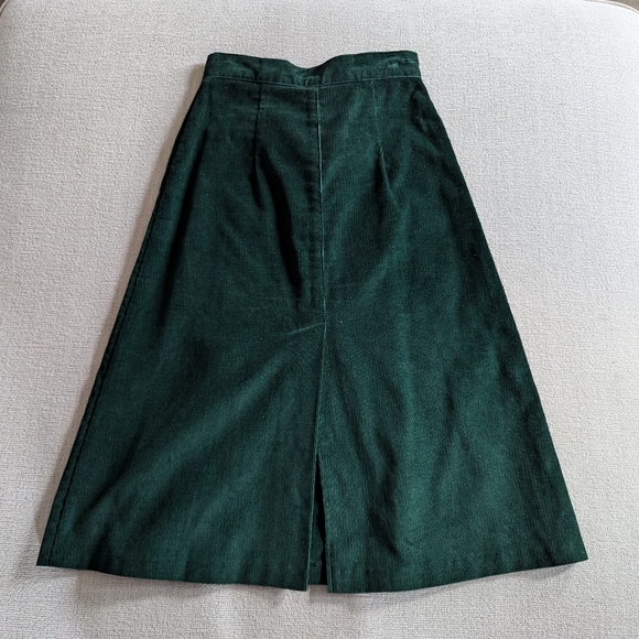 ▪️Vintage Tomboy Corduroy Green Skirt Size 7 - Picture 6 of 7